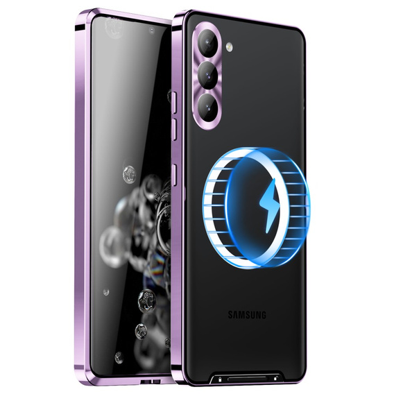 Защитный чехол для камеры Samsung Galaxy S23 FE, CamShield MagSafe, прозрачный / фиолетовый