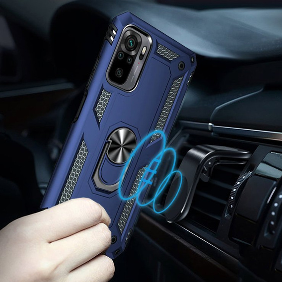 Броньований Чoхол до Xiaomi Redmi Note 10/10S, Nox Case Ring, м'яти