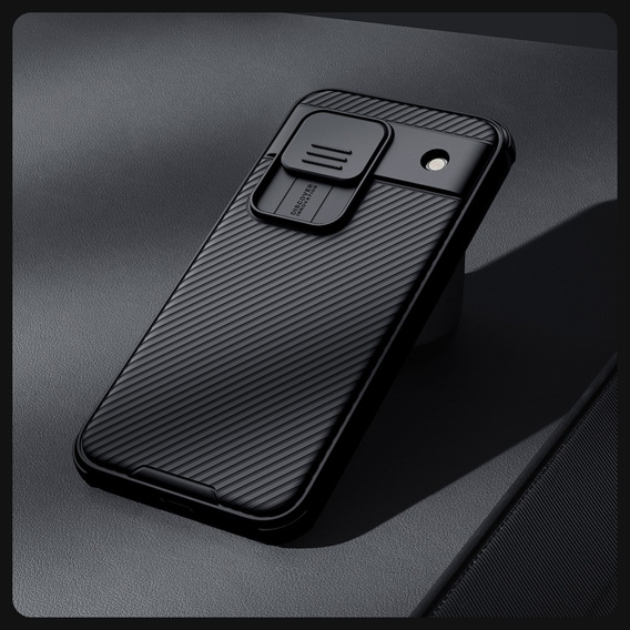 Чохол NILLKIN для Google Pixel 8A, Silicone CamShield Case for MagSafe, чорний