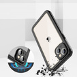 Водонепроницаемый чехол IP68 для iPhone 15 Plus, Redpepper, чёрный