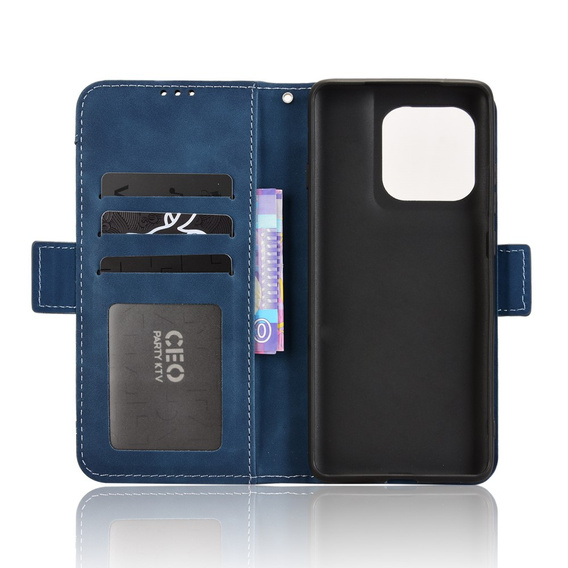Футляр з клапаном для Motorola Edge 60 / 60 Fusion, Card Slot, темно-синій
