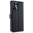 Чохол-книжка для Oppo Reno 11F 5G, Wallet Zipper Pocket, чорний