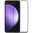 3D загартоване скло для Samsung Galaxy S24 FE, чорна рамка