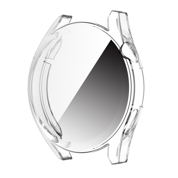 Etui z wbudowanym szkłem do Huawei Watch GT 3 42mm - Transparent White
