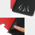Чехол до Samsung Galaxy Tab A9, Business Card, красный