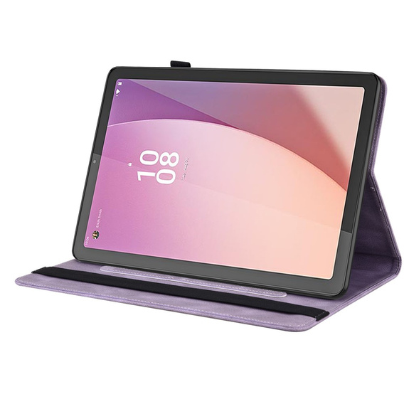 Чехол для Lenovo Tab M9, Butterfly, фиолетовый