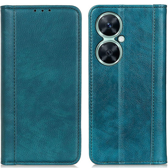 Чехол до Huawei Nova 11i, Wallet Litchi Leather, зелёный