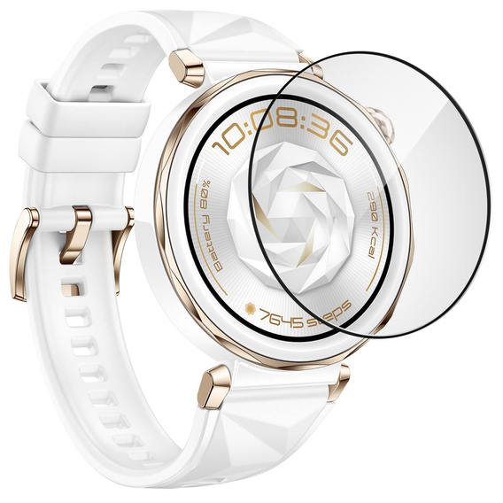 2x Гибридное стекло ERBORD для Huawei Watch GT 5 Pro 42mm