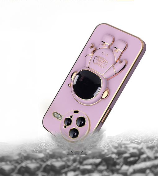 Чoхол до Xiaomi Poco F7 Pro, Astronaut, фіолетовий