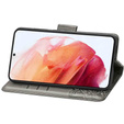Чохол-книжка для Motorola Edge 50 Pro, Butterfly, сірий