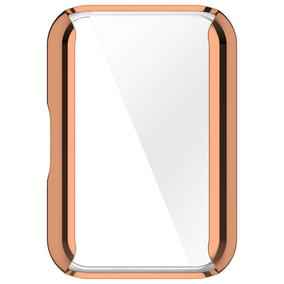 Чохол 2в1 з захисним екраном для Xiaomi Redmi Watch 3 Lite / Watch 3 Active, рожевий rose gold