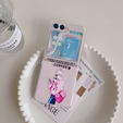 Чохол для Samsung Galaxy Z Flip 5 5G, жорсткий чохол, Жінка з кавою