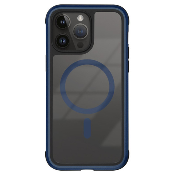 KZDOO Чохол для iPhone 16 Pro, Metal Frame, для MagSafe, темно-синій