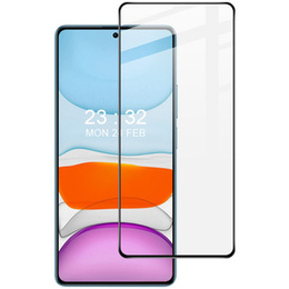 Загартоване скло IMAK Full Cover для Xiaomi Redmi Note 13 5G, чорна рамка