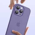 Ultra Slim чехол для iPhone 15 Pro, прозрачный / фиолетовый