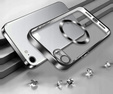 Чехол для iPhone 7 / 8, Electro MagSafe, чёрный + стекло для экрана