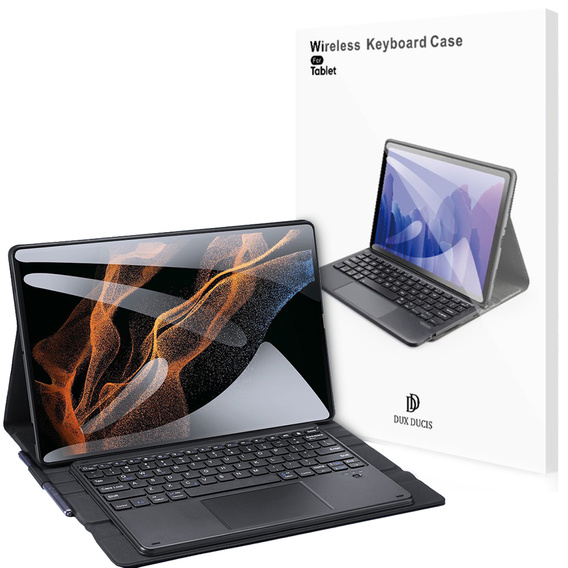 Чехол + клавиатура Samsung Galaxy Tab S8 Ultra, Dux Ducis Magnetic, чёрный
