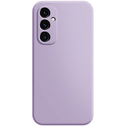 Чехол для Samsung Galaxy A25, Silicone Lite, фиолетовый + 9H стекло