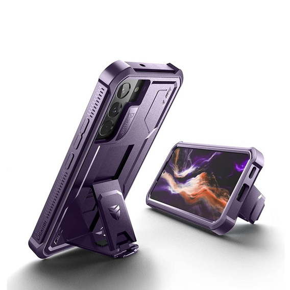 Бронированный чехол для Samsung Galaxy S22, Dexnor Full Body, фиолетовый