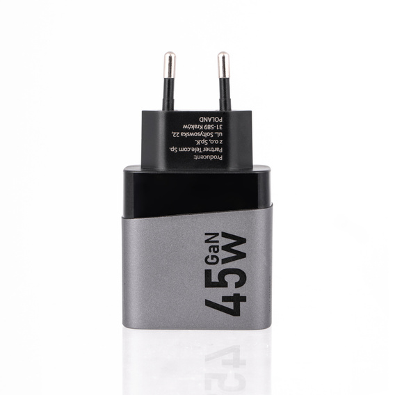 Forcell Зарядное устройство USB-C 3A 45W PD QC 4.0 - White