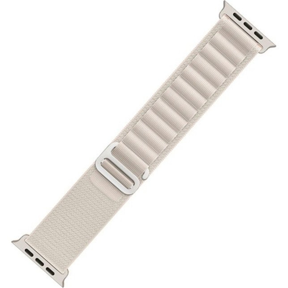 Нейлоновый ремешок до Apple Watch 1/2/3/4/5/6/7/8/SE 38/40/41/mm, White