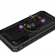 Бронированный Чехол до Xiaomi Redmi Note 8T, Nox Case Ring, чёрный