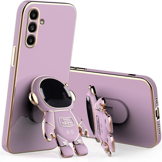 Чехол до Samsung Galaxy A36 5G, Astronaut, фиолетовый