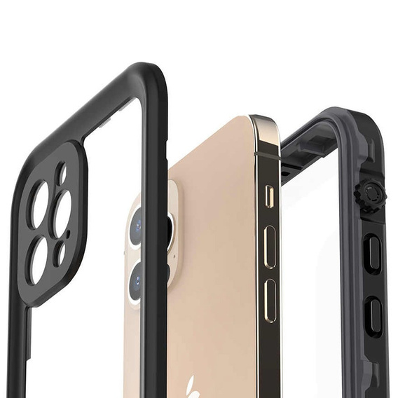 Водонепроникний чохол IP68 для iPhone 12 Pro, Redpepper, чорний