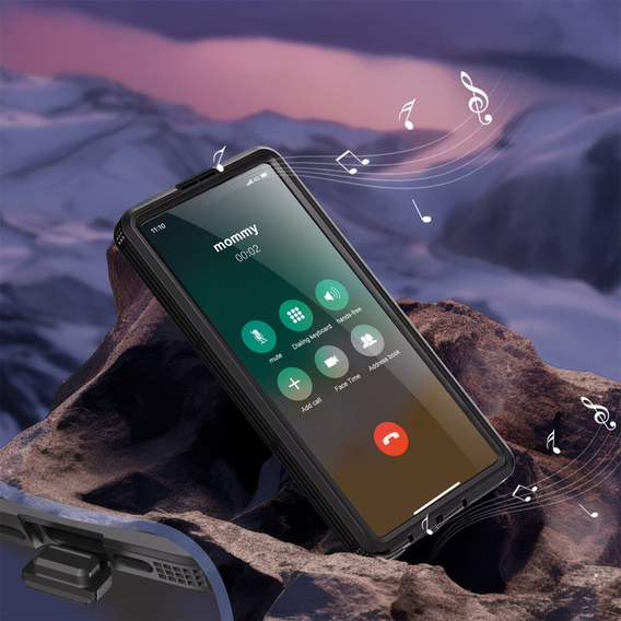 Водонепроникний чохол для Samsung Galaxy S25 Ultra, Redpepper, для MagSafe, чорний