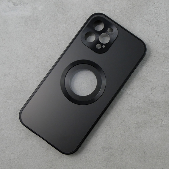 Чохол для iPhone 12 Pro Max, Dual Glass, для Magsafe, чорний