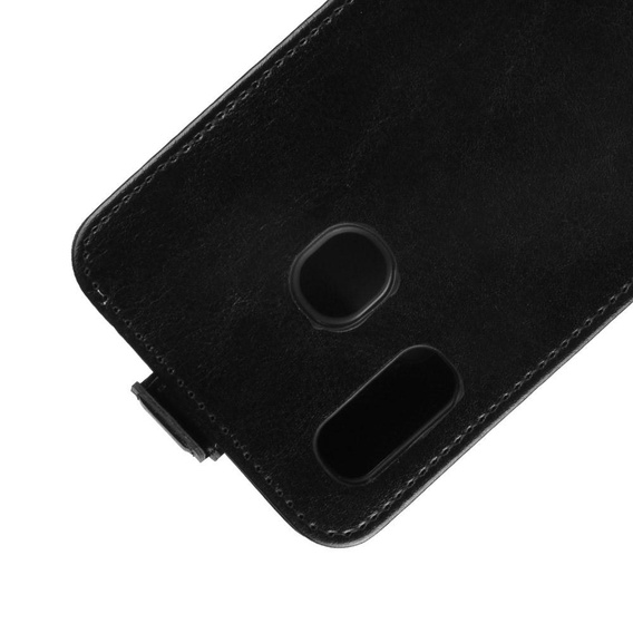 Откидной чехол для Samsung Galaxy A20E, Flip, чёрный