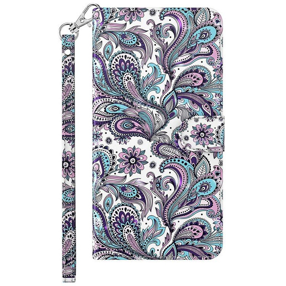 Откидной чехол для Xiaomi Redmi 13C / Poco C65, Wallet, Flowers