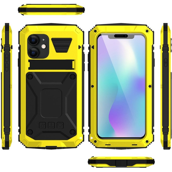 Бронированный чехол для iPhone 11, R-JUST, желтый / черный