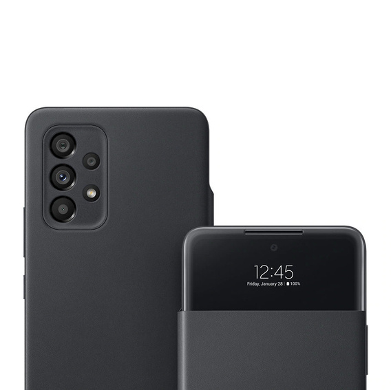 Оригінальний чохол Samsung для Galaxy A53 5G, S View Wallet Cover, чорний