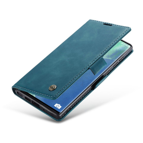 Чехол CASEME для Samsung Galaxy Note 20 Ultra, Leather Wallet Case, зелёный