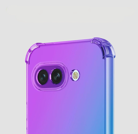 Чехол для Google Pixel 9A, Gradient Dropproof, Фиолетовый / синий