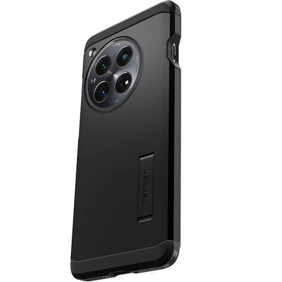 Чохол Spigen Tough Armor для OnePlus 12 (чорний) – міцний захист з підставкою