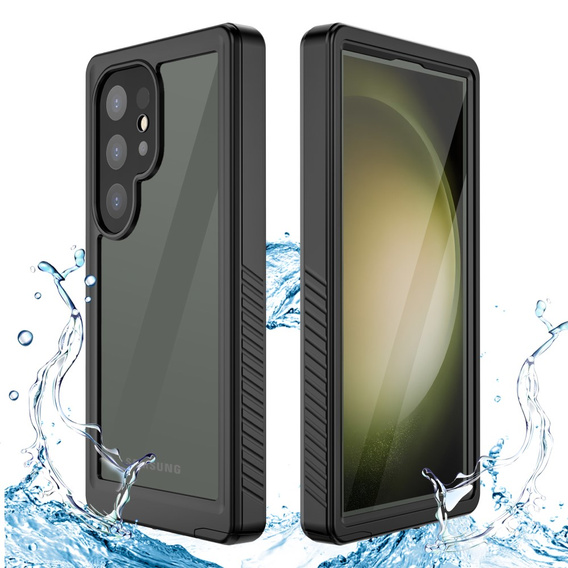 Водонепроникний чохол IP68 для Samsung Galaxy S24 Ultra, Redpepper, чорний