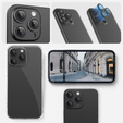 2x загартоване скло ERBORD OPTIK Pro для камери iPhone 16 Pro/16 Pro Max / 15 Pro/15 Pro Max/14 Pro/14 Pro Max, чорний