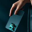 Шкіряний чохол для Xiaomi Redmi Note 13 Pro+, leather hybrid, зелений