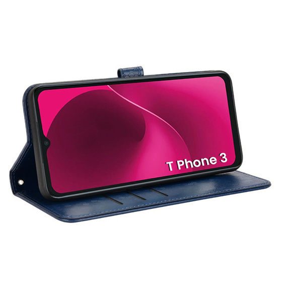 Флип-кейс для T Phone 3 5G, Wallet Rhombus, синий