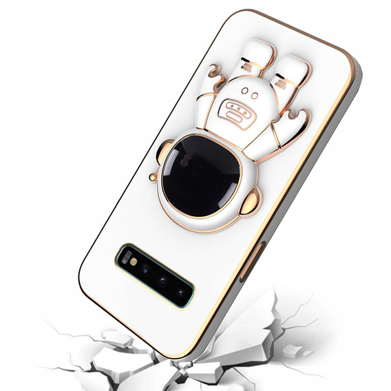 Чoхол до Samsung Galaxy S10, Astronaut, білий