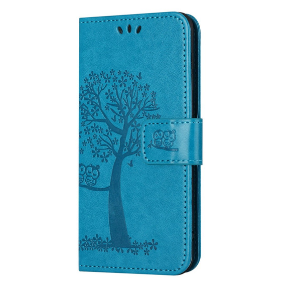 Чохол-книжка для Motorola Moto E22 / E22i, Wallet, tree i sowy, м'яти