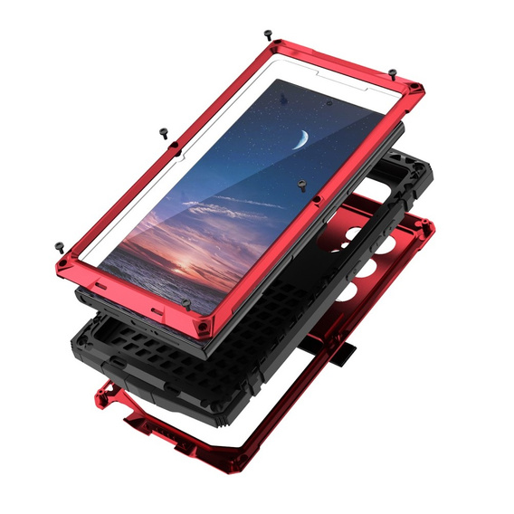 Броньований чохол для Samsung Galaxy S24 Ultra, R-JUST, червоний