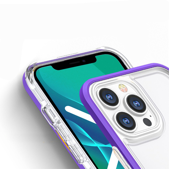 Чехол Hybrid Frame для iPhone 13 Pro, Фиолетовый 