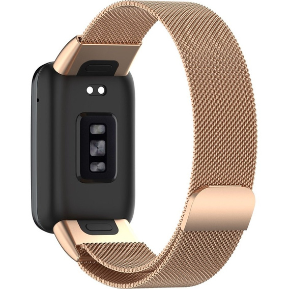 Браслет Milanese Band для Google Xiaomi Mi Band 7 Pro - Rose Gold