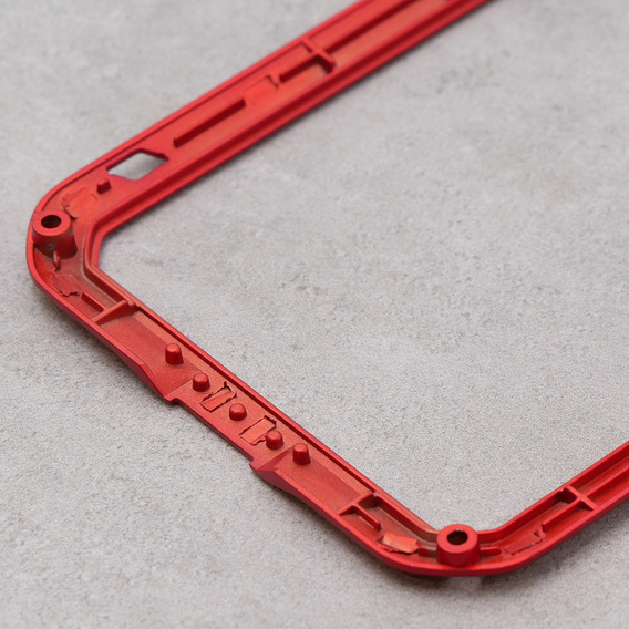 Чoхол Love Mei до iPhone 12, armored with glass, червоний