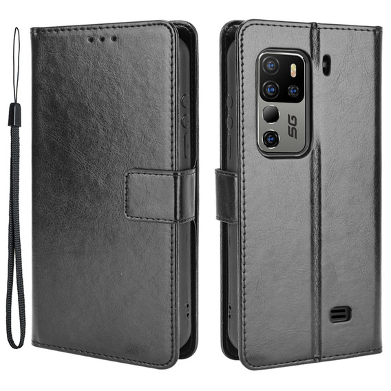 Футляр з клапаном для uleFone Armor 11 5G/Armor 11T 5G, Crazy Horse Wallet, чорний
