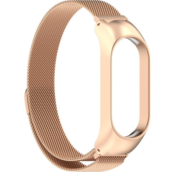 Браслет Milanese для Xiaomi Mi Band 7/7 NFC - Rose Gold