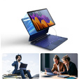 Чехол-клавиатура для Samsung Galaxy Tab S10 Lite / S10 FE / S9 FE / S9, Dexnor Magnetic Keyboard Touchpad, синий
